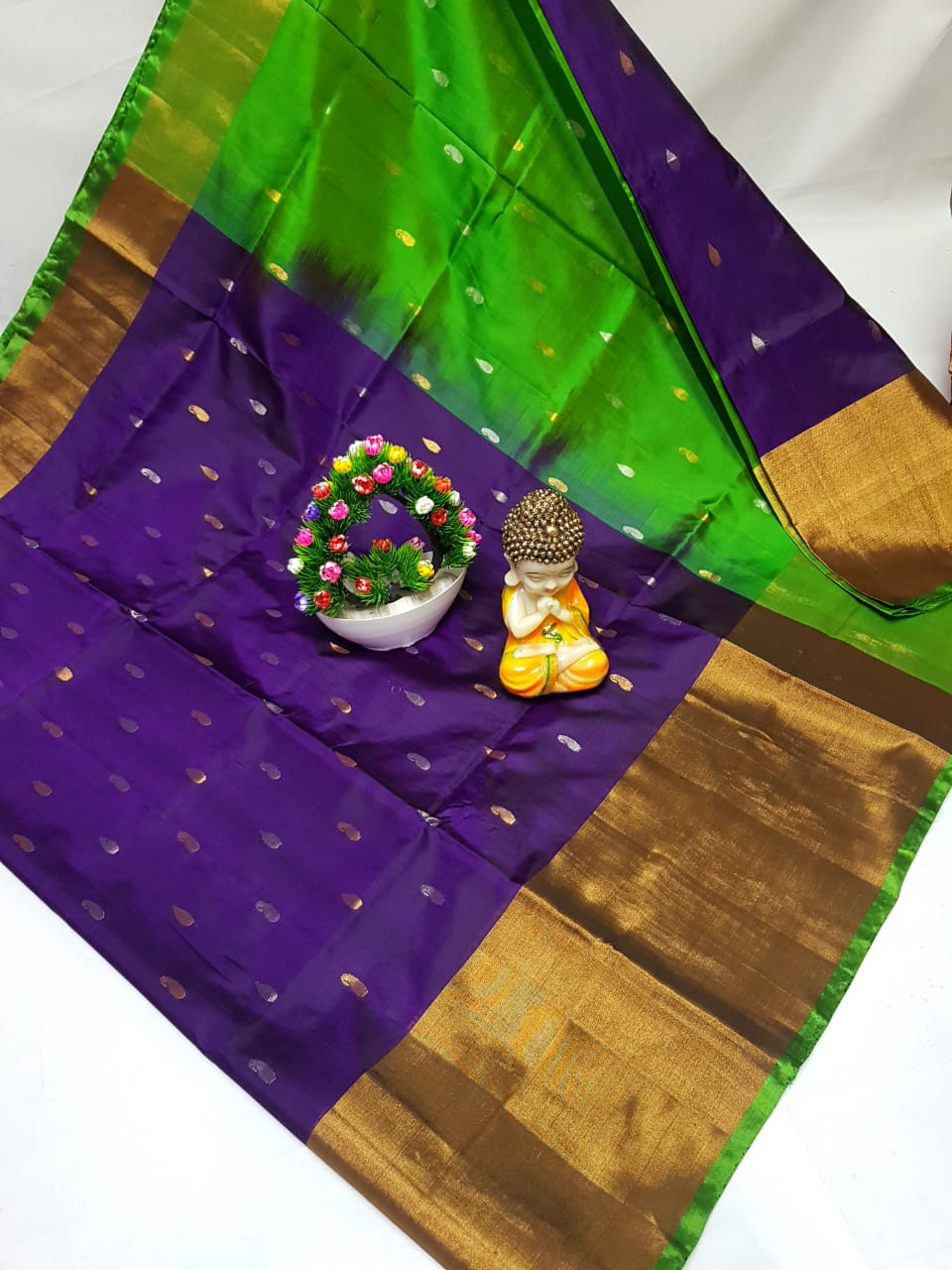 Uppada pattu Nakshatra butta sarees