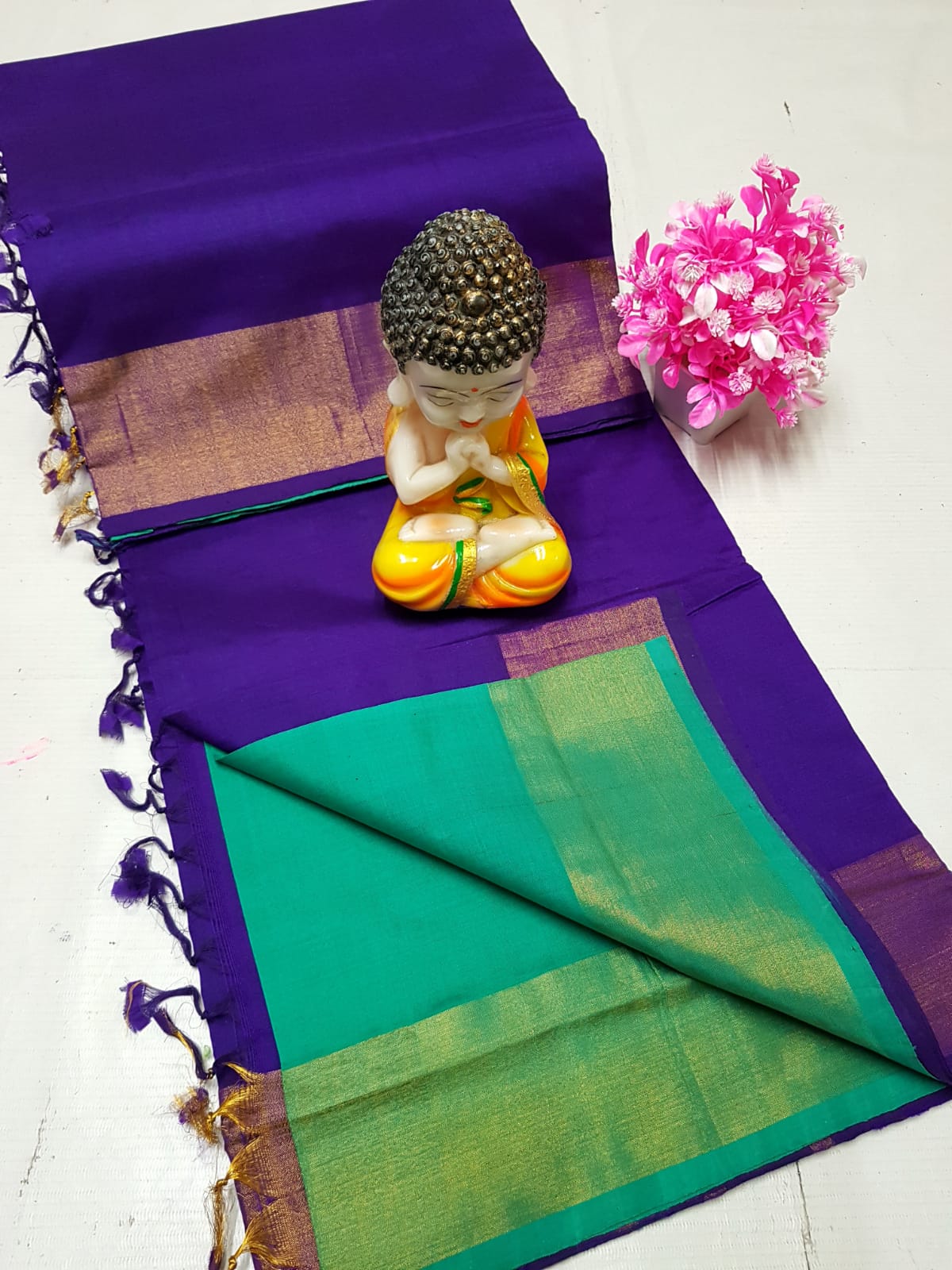 Tripura silk Langa Voni Sarees
