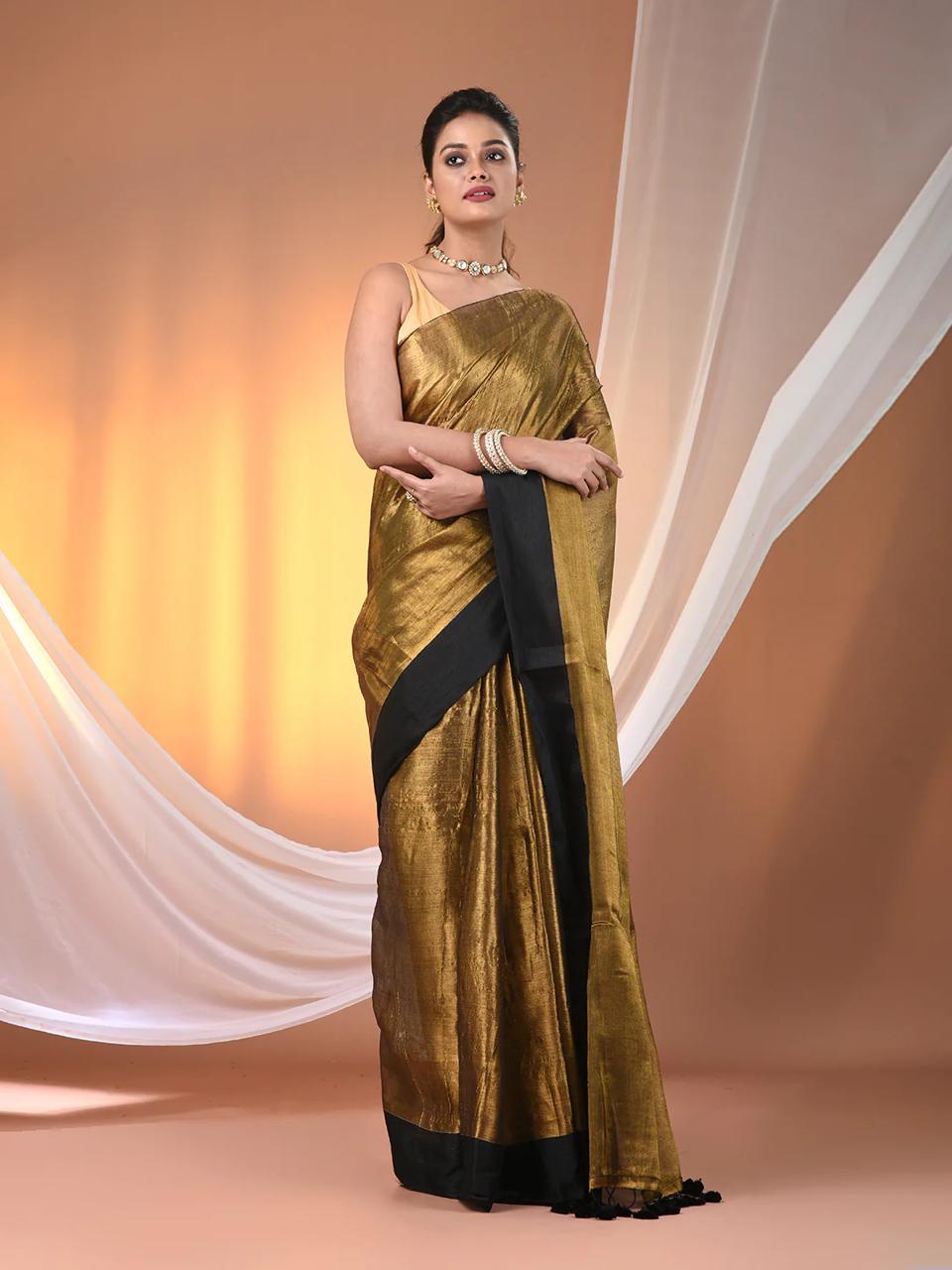 Tissue cotton sarees