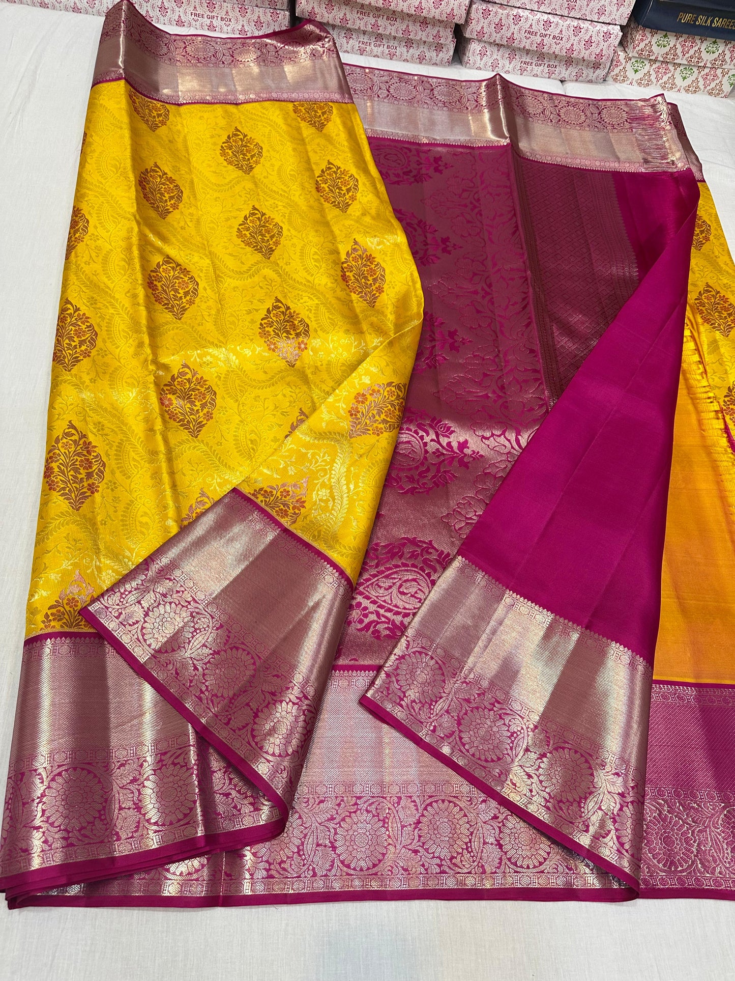 Pure kanchipuram bridal silk sarees