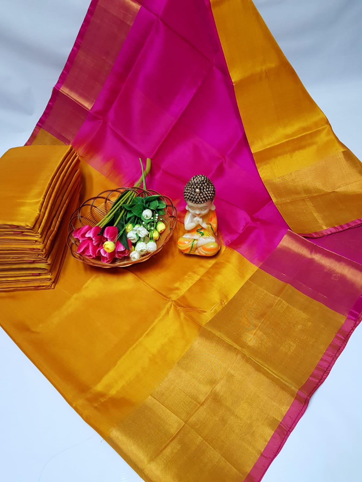 Uppada silk sarees with big border