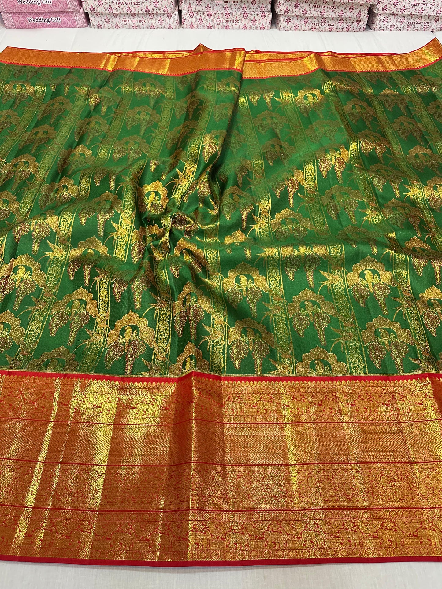 Pure kanchipuram bridal silk sarees