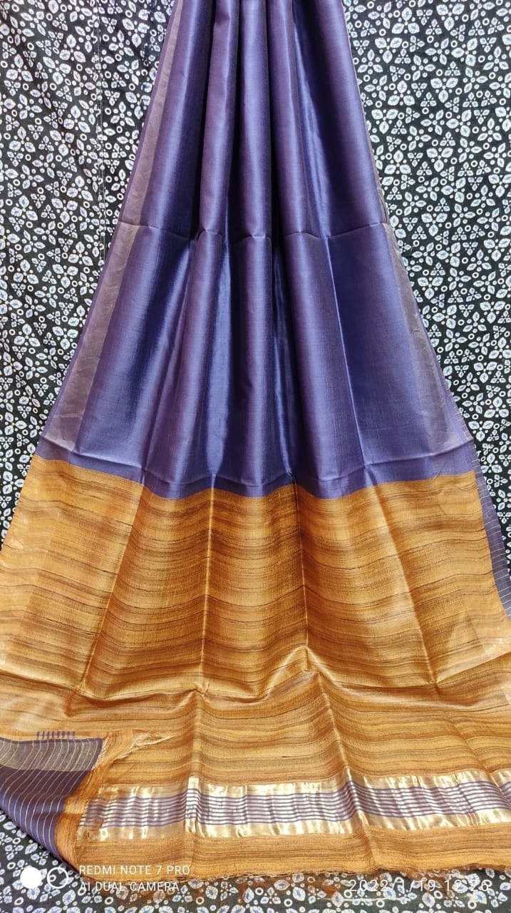 Tussar Gicha Staple silk sarees