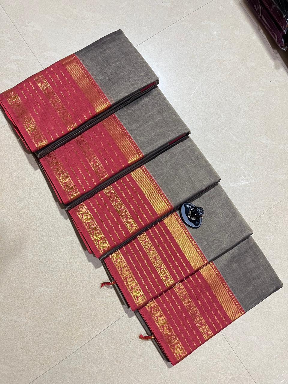 Narayanpet cotton sarees with big border