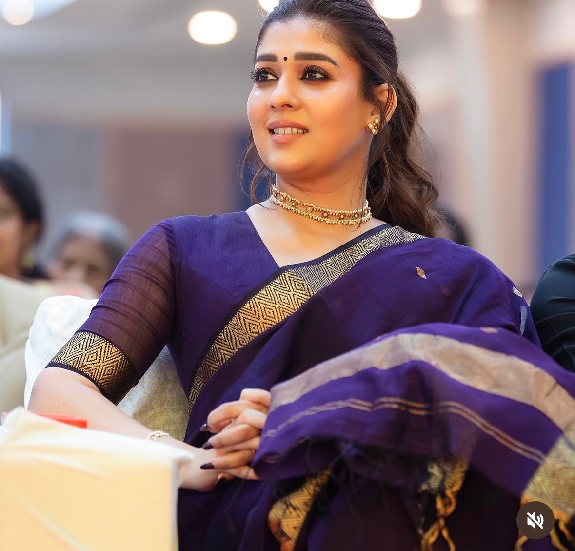 Dark purple Maheshwari silk sarees