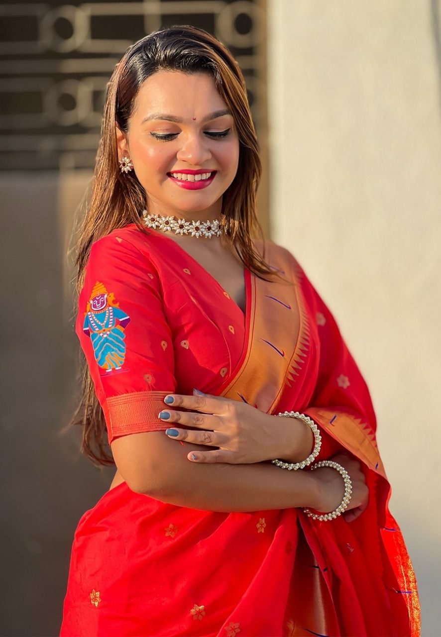 Vittala design Paithani Sarees