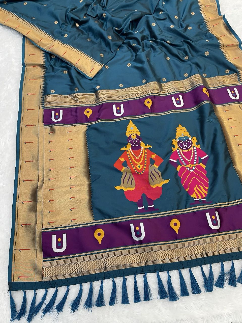 Vittala design Paithani Sarees