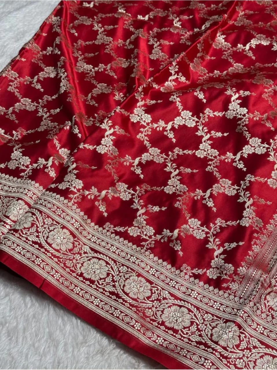 Banarasi mashru silk crepe sarees
