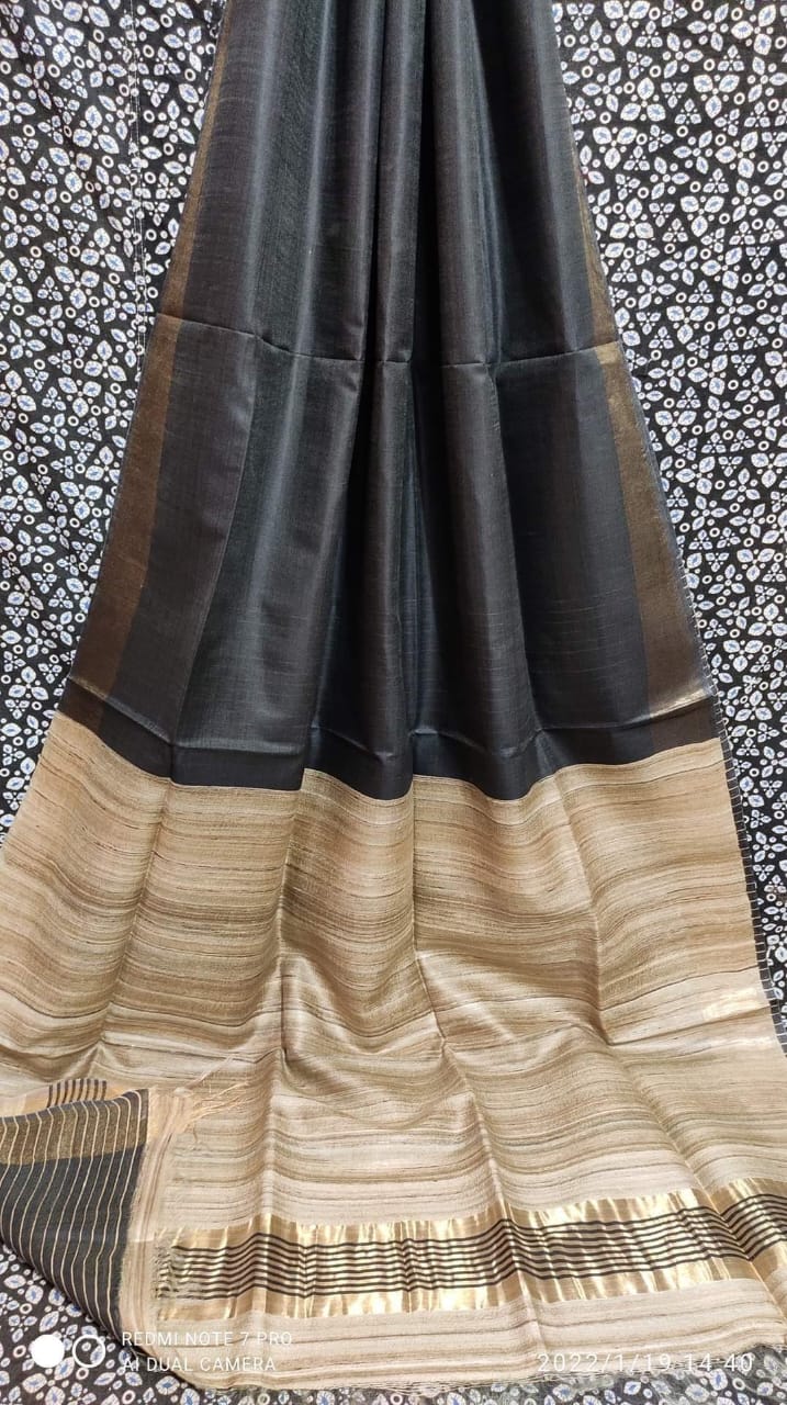 Tussar Gicha Staple silk sarees