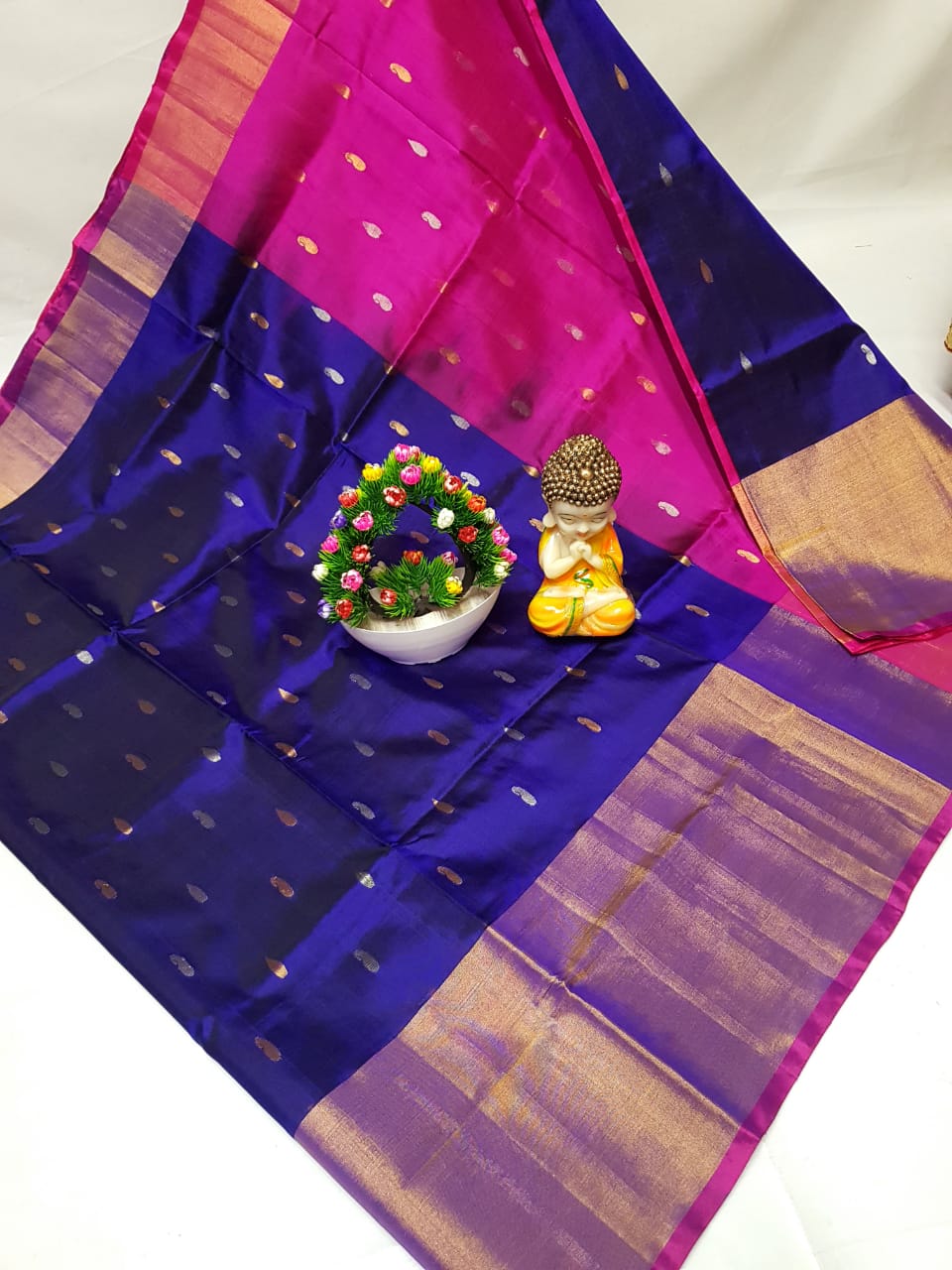 Uppada pattu Nakshatra butta sarees