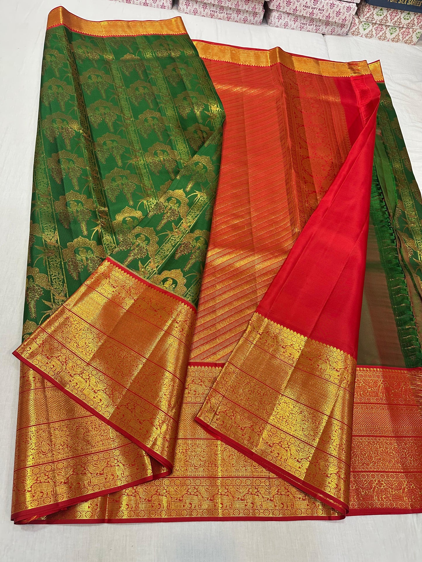 Pure kanchipuram bridal silk sarees