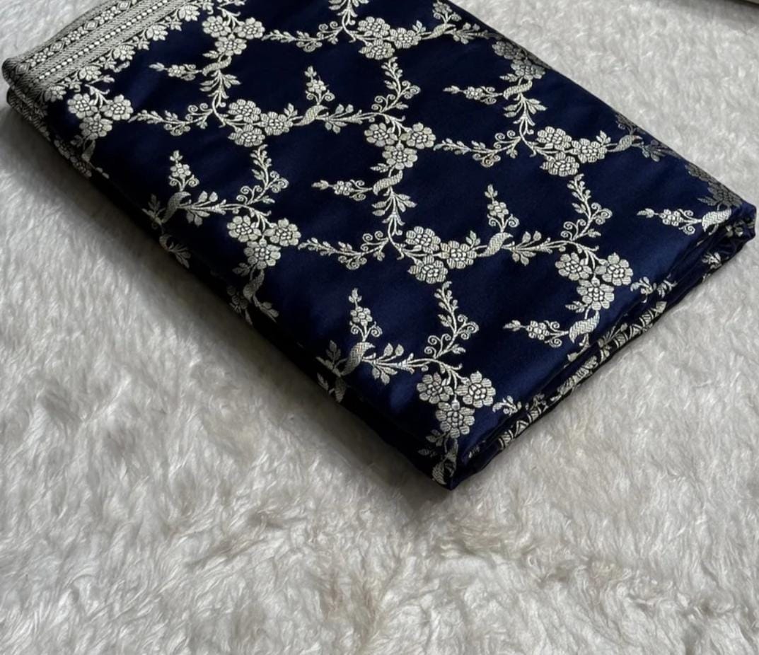 Banarasi mashru silk crepe sarees