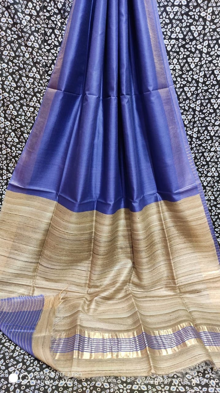 Tussar Gicha Staple silk sarees
