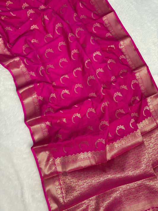 Banarasi katan soft silk sarees