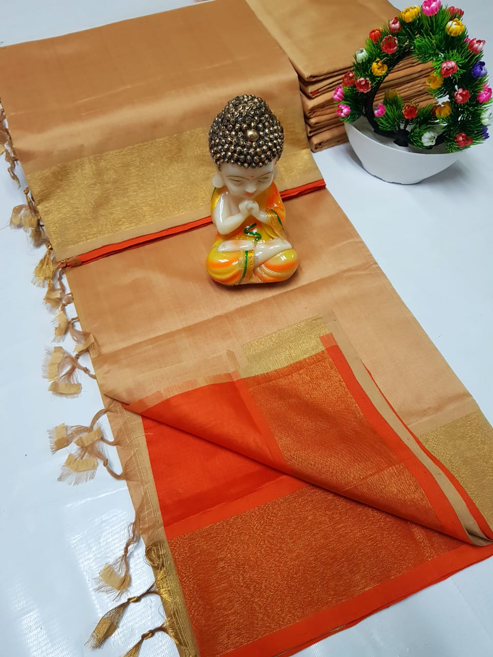 Tripura silk Langa Voni Sarees