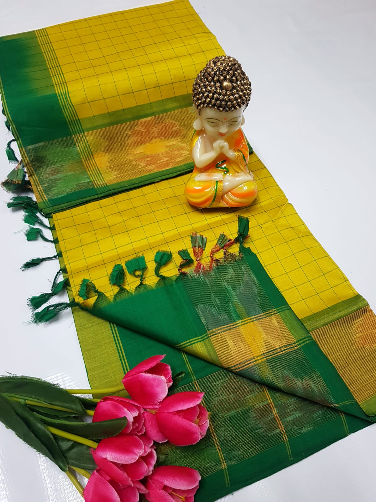 Uppada Tripura silk checks sarees