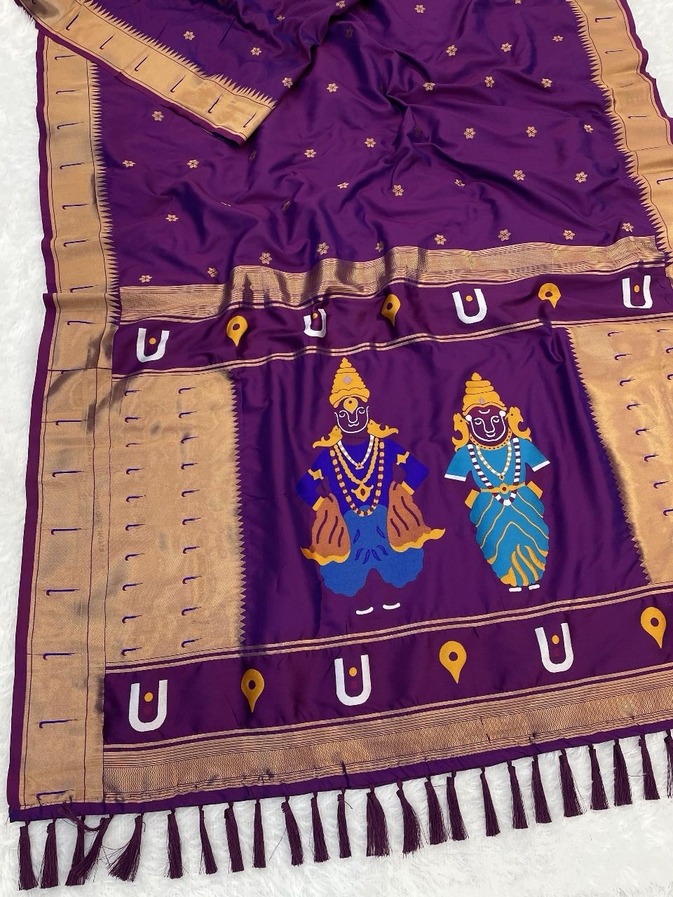 Vittala design Paithani Sarees