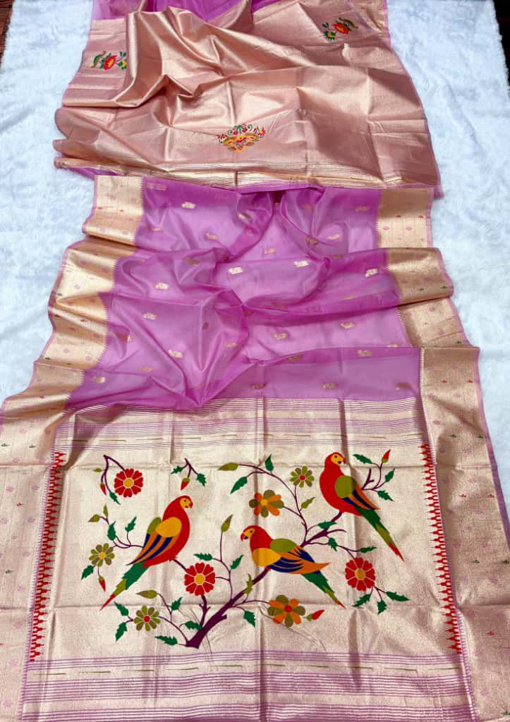 Organza tissue silk sarees
