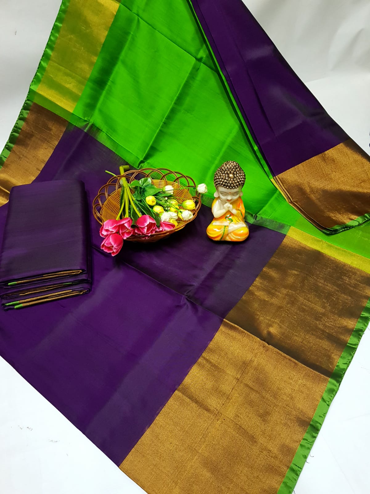 Uppada silk sarees with big border