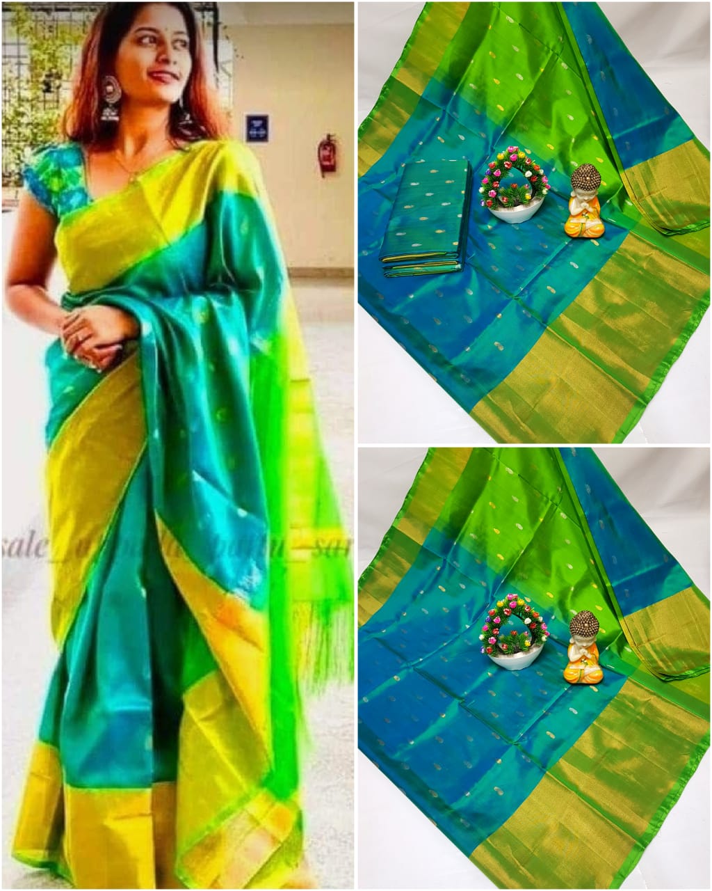Uppada pattu Nakshatra butta sarees