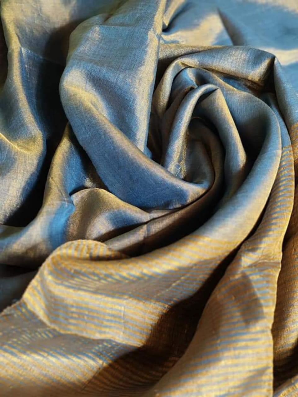 Plain Tissue linen sarees
