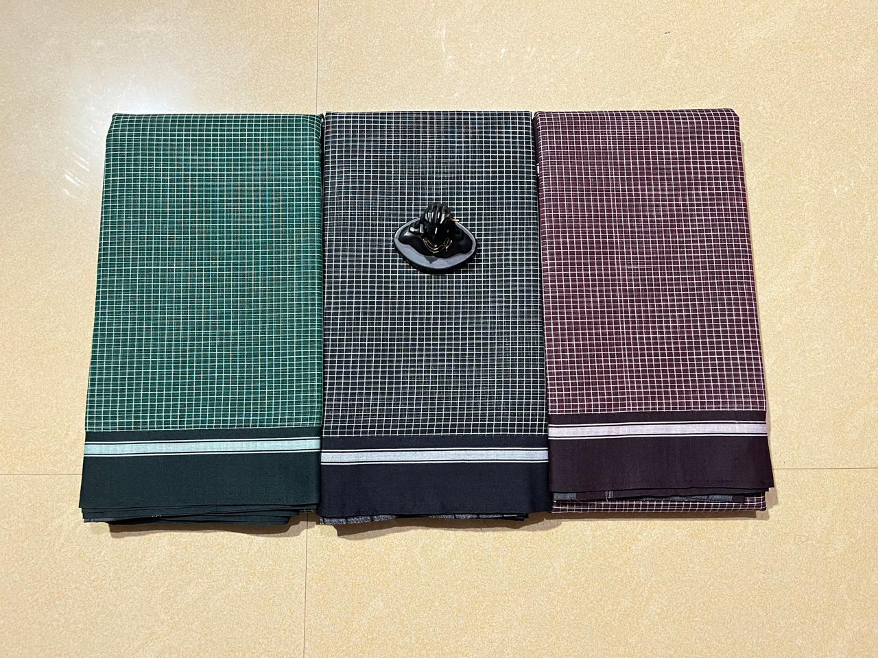 Narayanpet cotton checks sarees