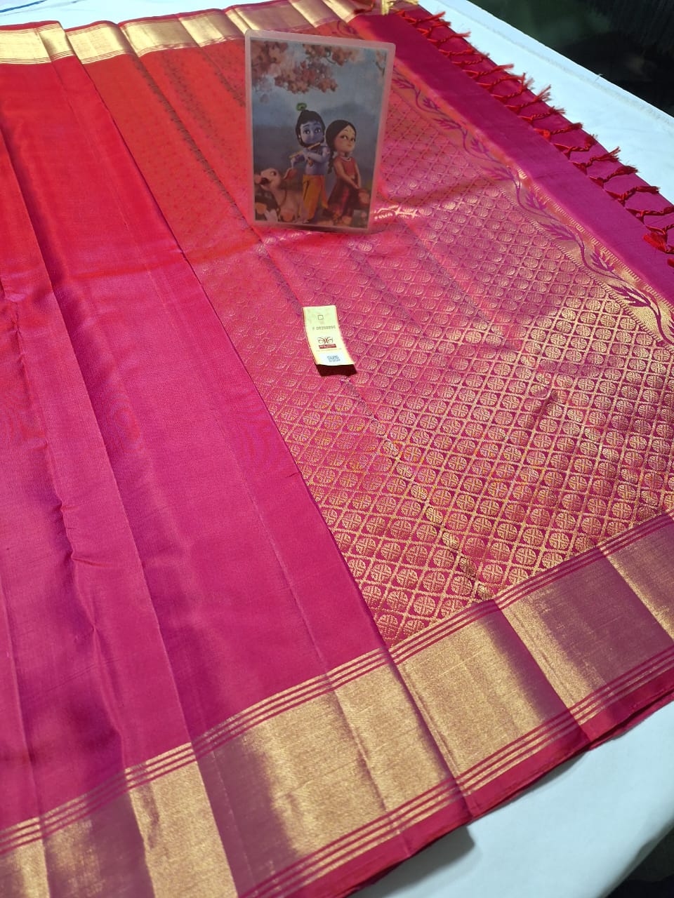 Pure kanchipuram plain soft silk sarees