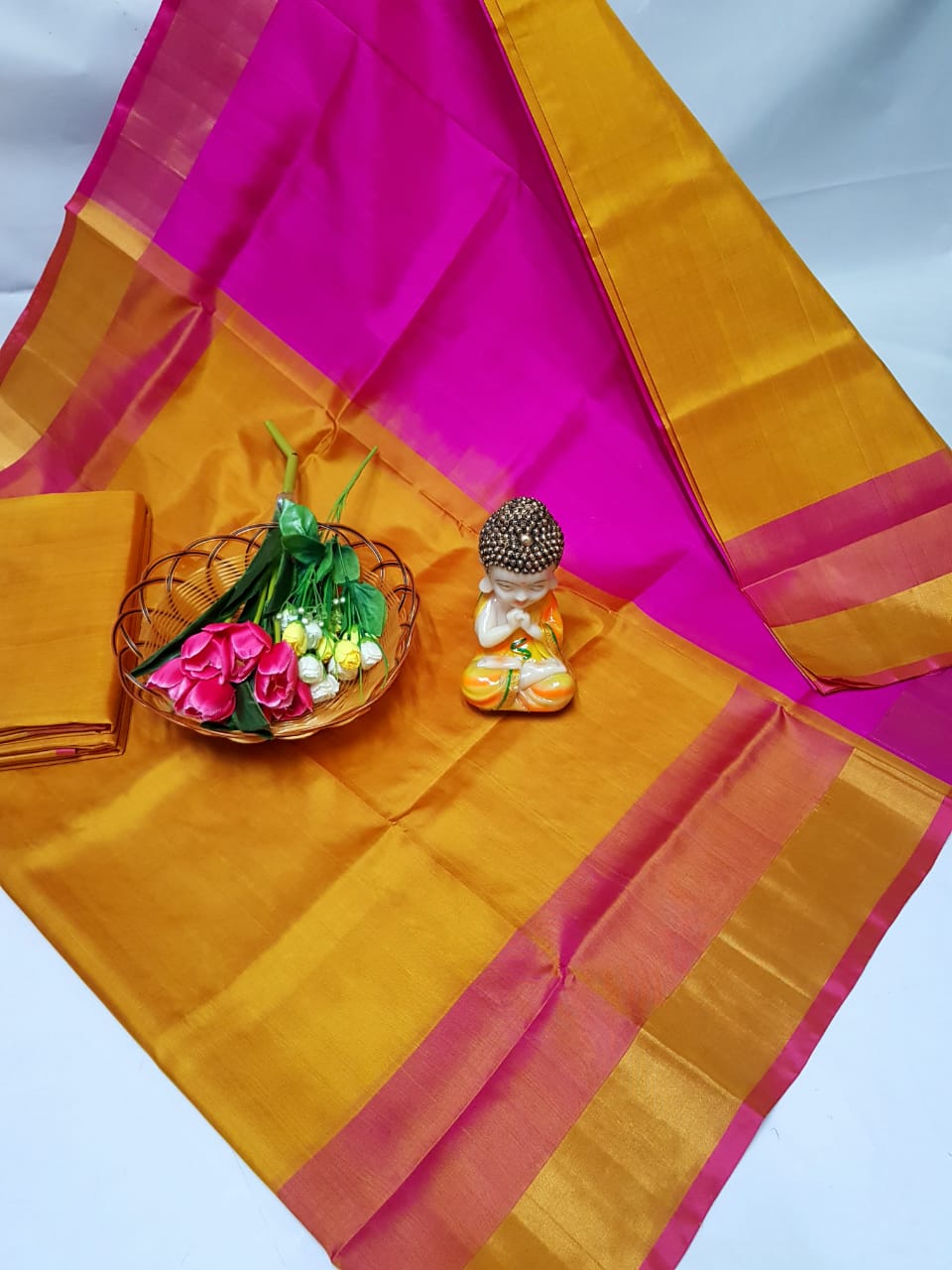 Uppada plain special border sarees