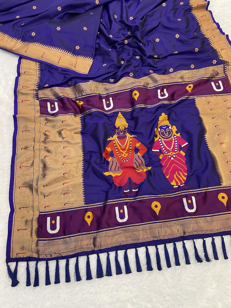 Vittala design Paithani Sarees
