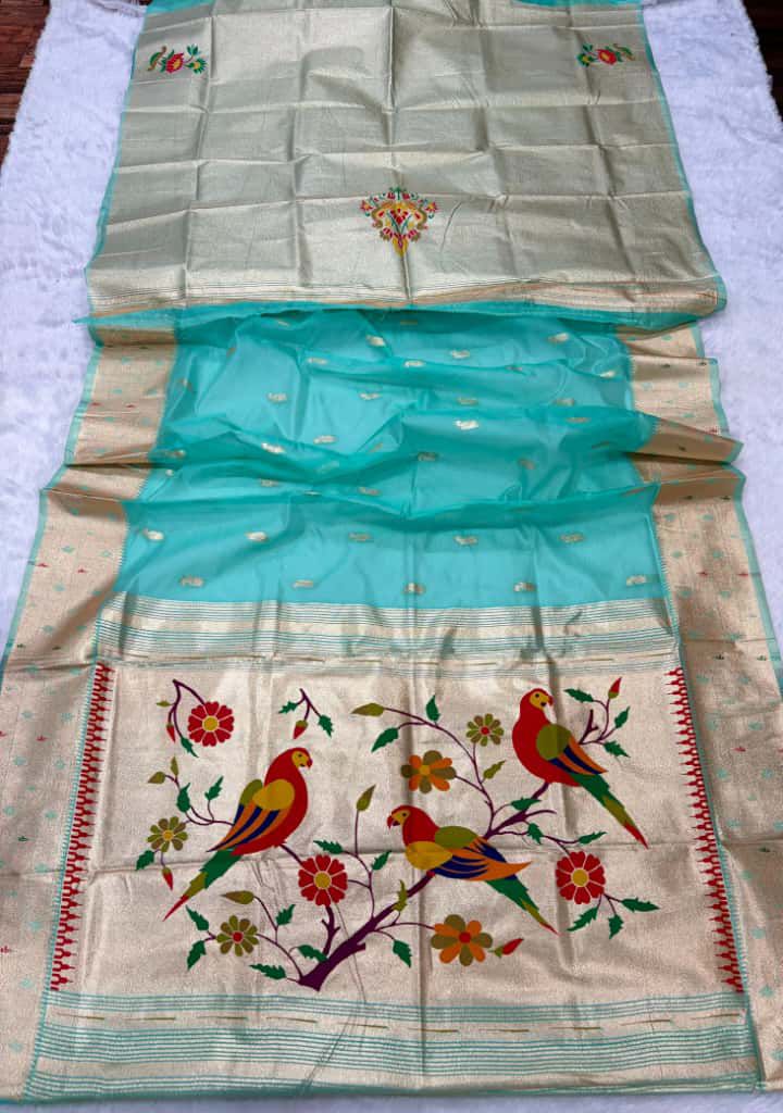 Organza tissue silk sarees