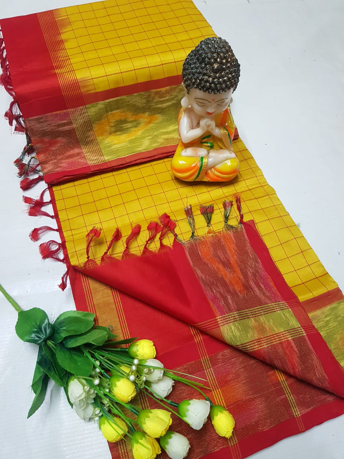 Uppada Tripura silk checks sarees