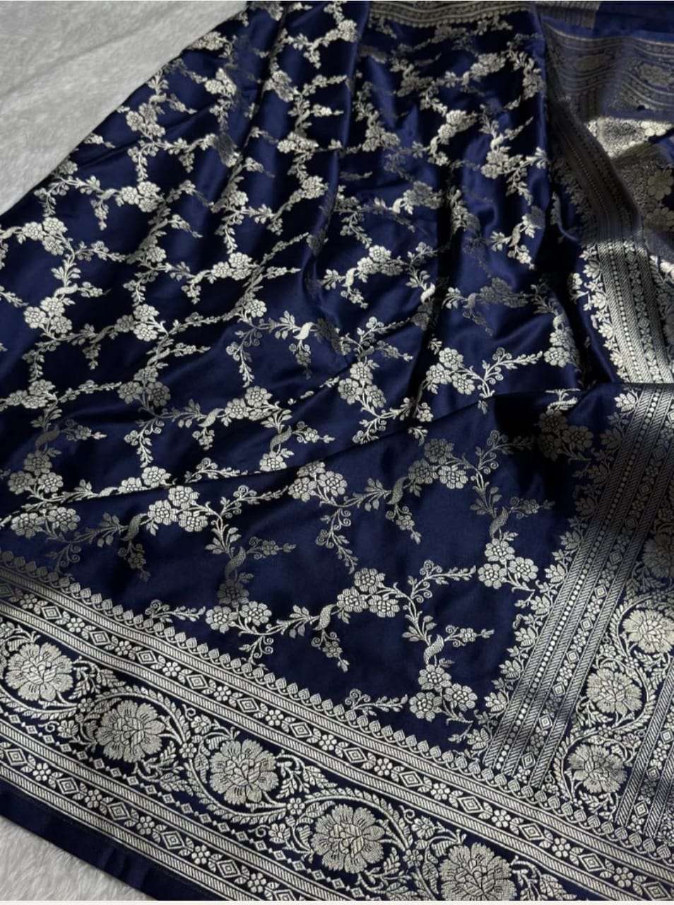 Banarasi mashru silk crepe sarees