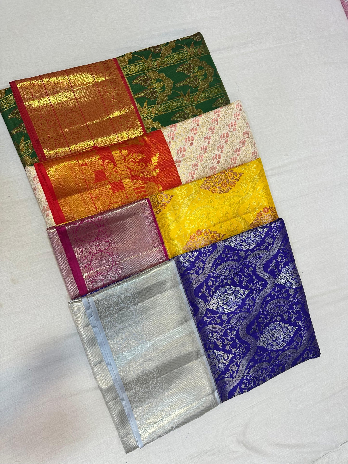 Pure kanchipuram bridal silk sarees