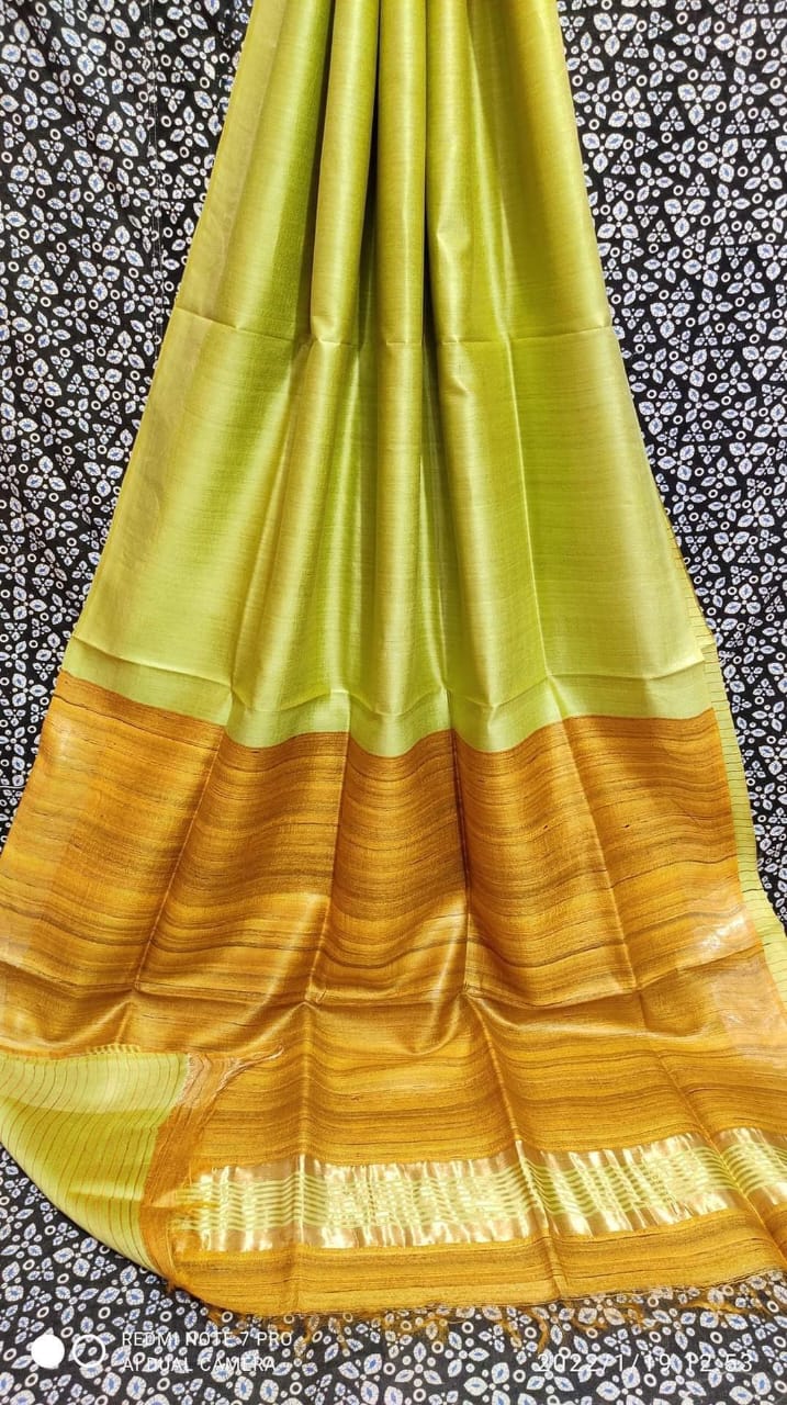 Tussar Gicha Staple silk sarees