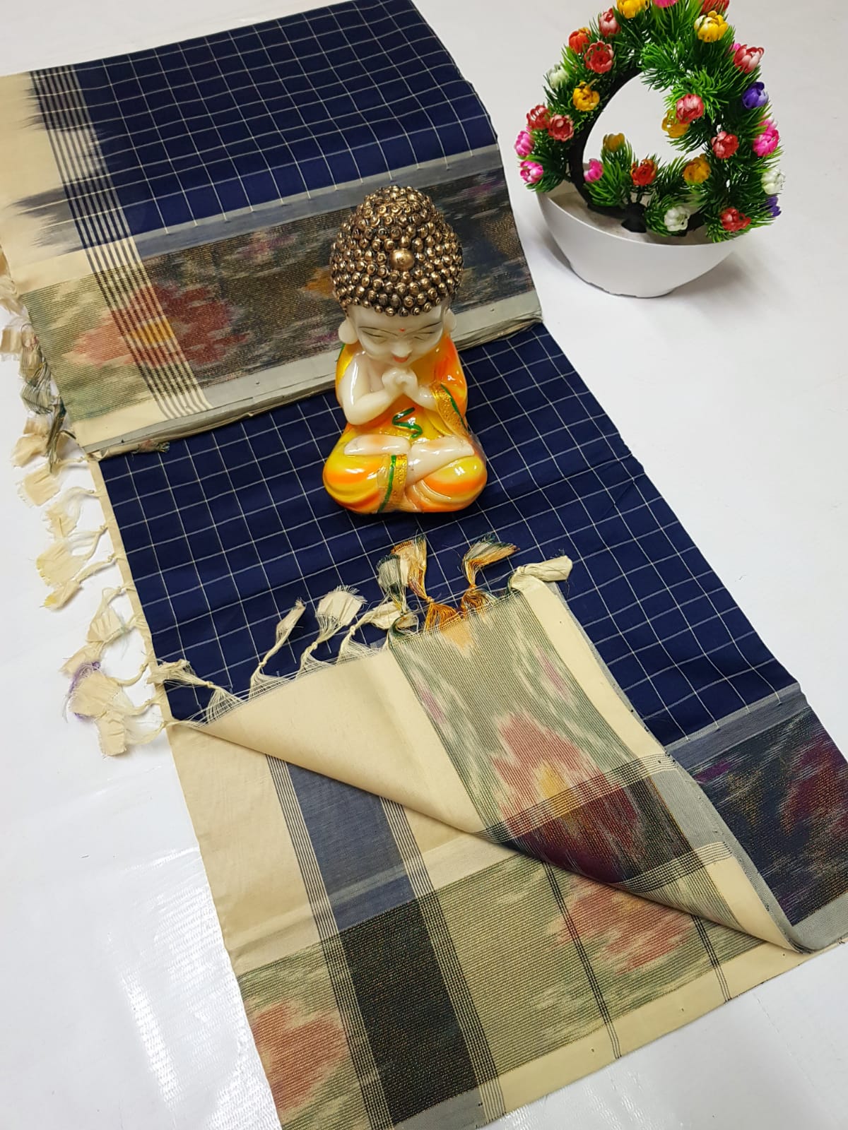 Uppada Tripura silk checks sarees