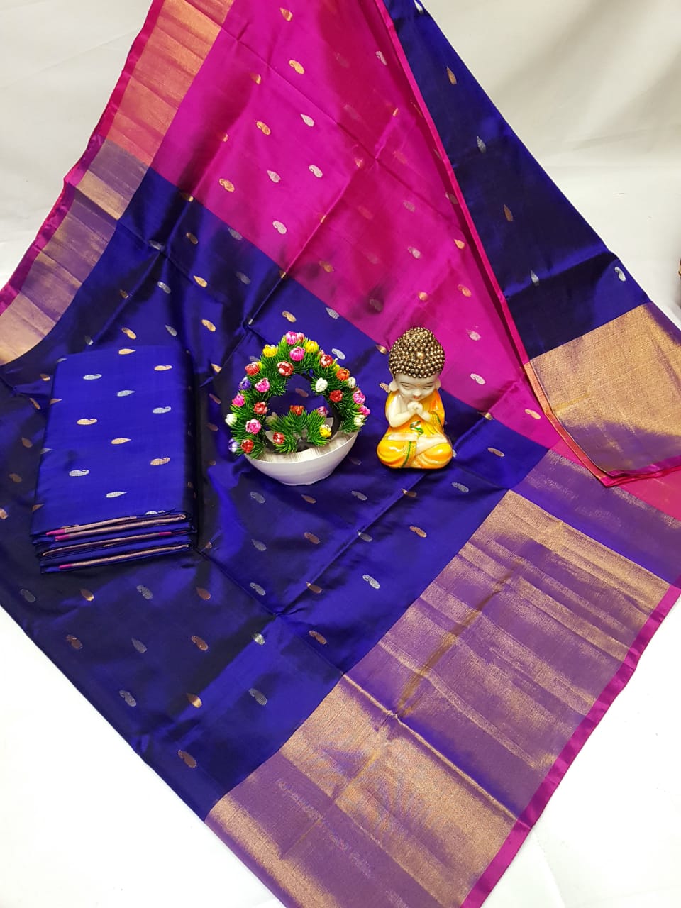 Uppada pattu Nakshatra butta sarees