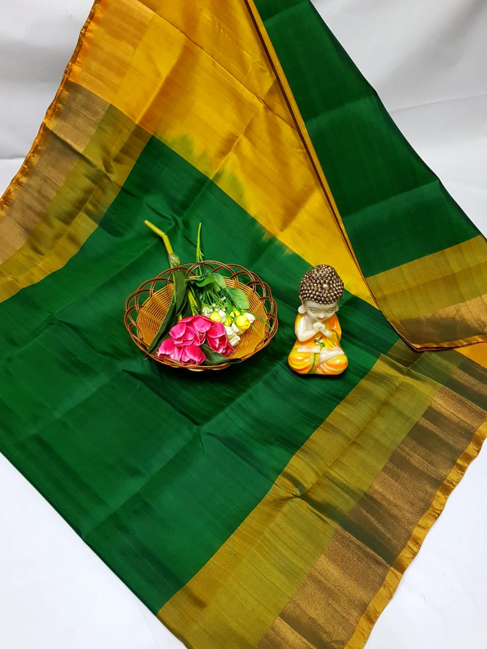 Uppada plain special border sarees
