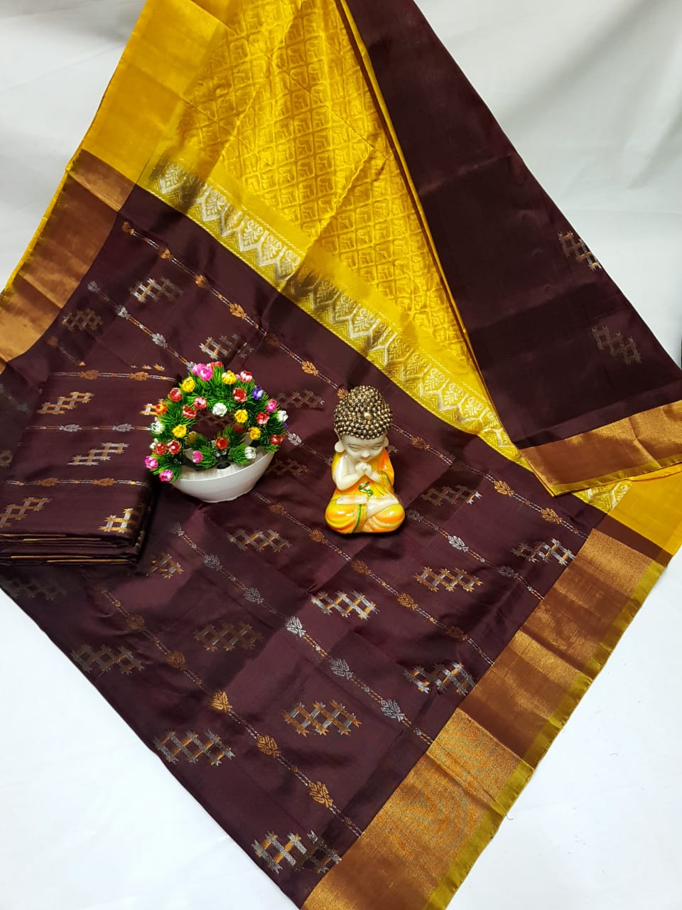 Uppada Butterfly butta silk sarees