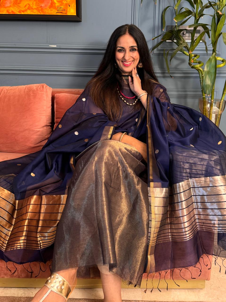 Maheshwari Tissue Muslin salwar suits