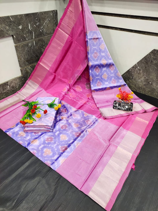 lavendar Uppada soft silk sarees