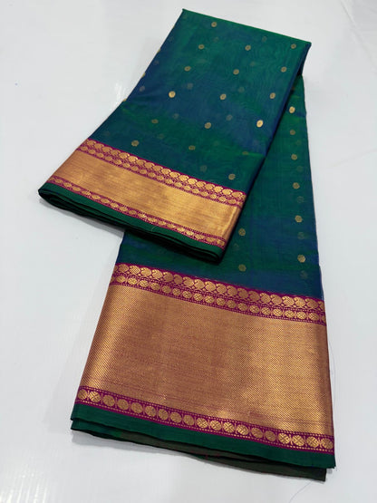 Handloom chanderi katan silk sarees