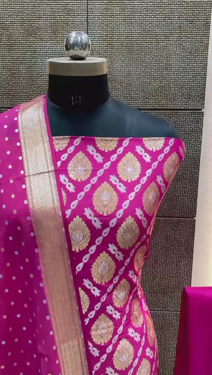 Banarasi silk suit