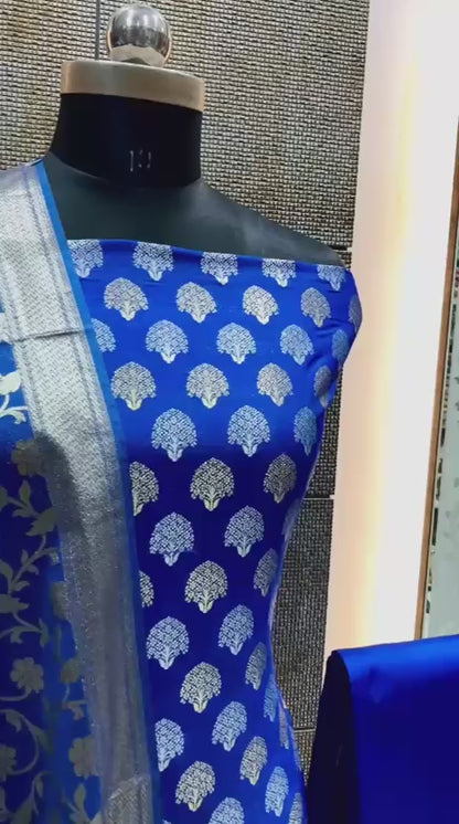 Banarasi silk suit