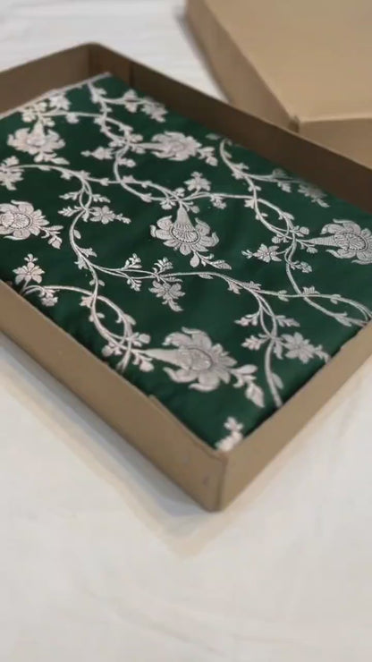 Beautiful banarasi mashru silk sarees