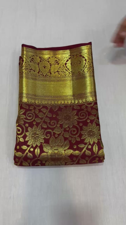 Pure kanchipuram silk wedding sarees