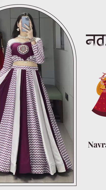 Pure Rayon Cotton lehenga set