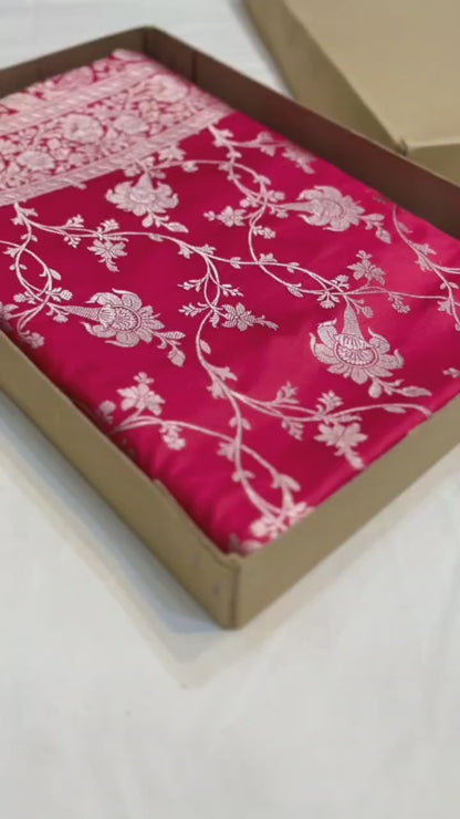 Beautiful banarasi mashru silk sarees