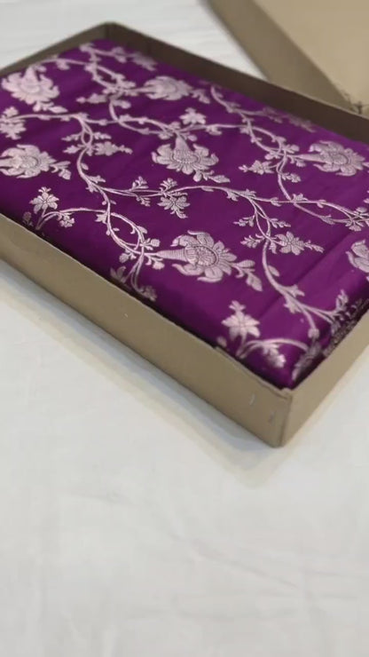 Beautiful banarasi mashru silk sarees