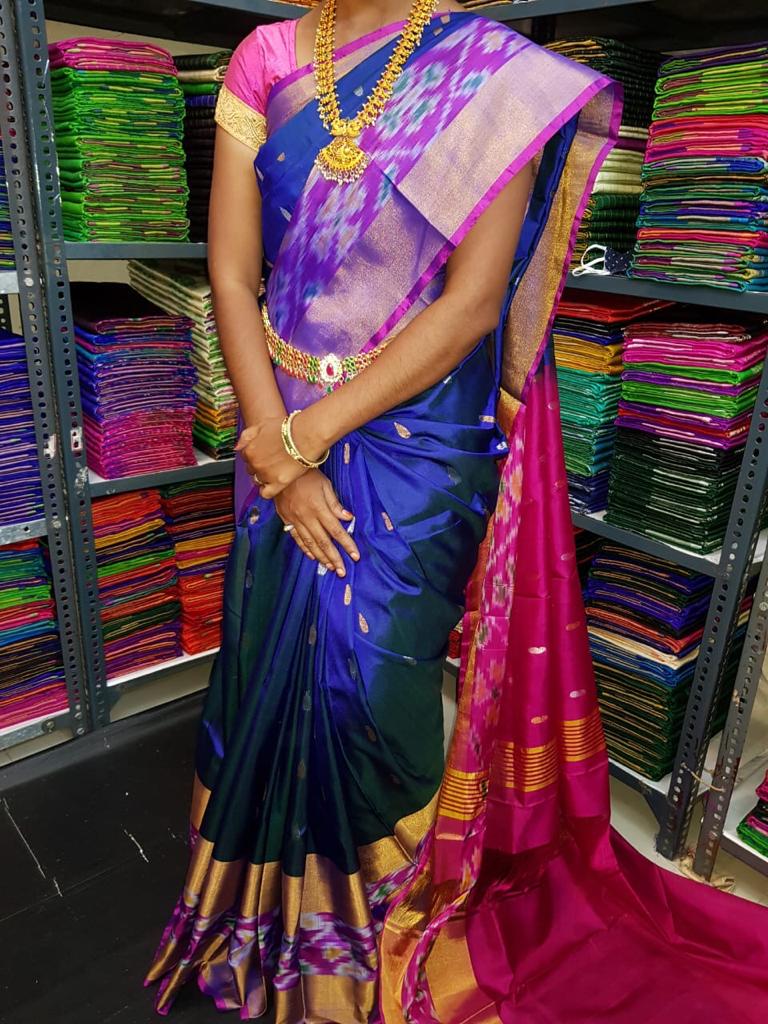 Uppada pattu pochampally border sarees