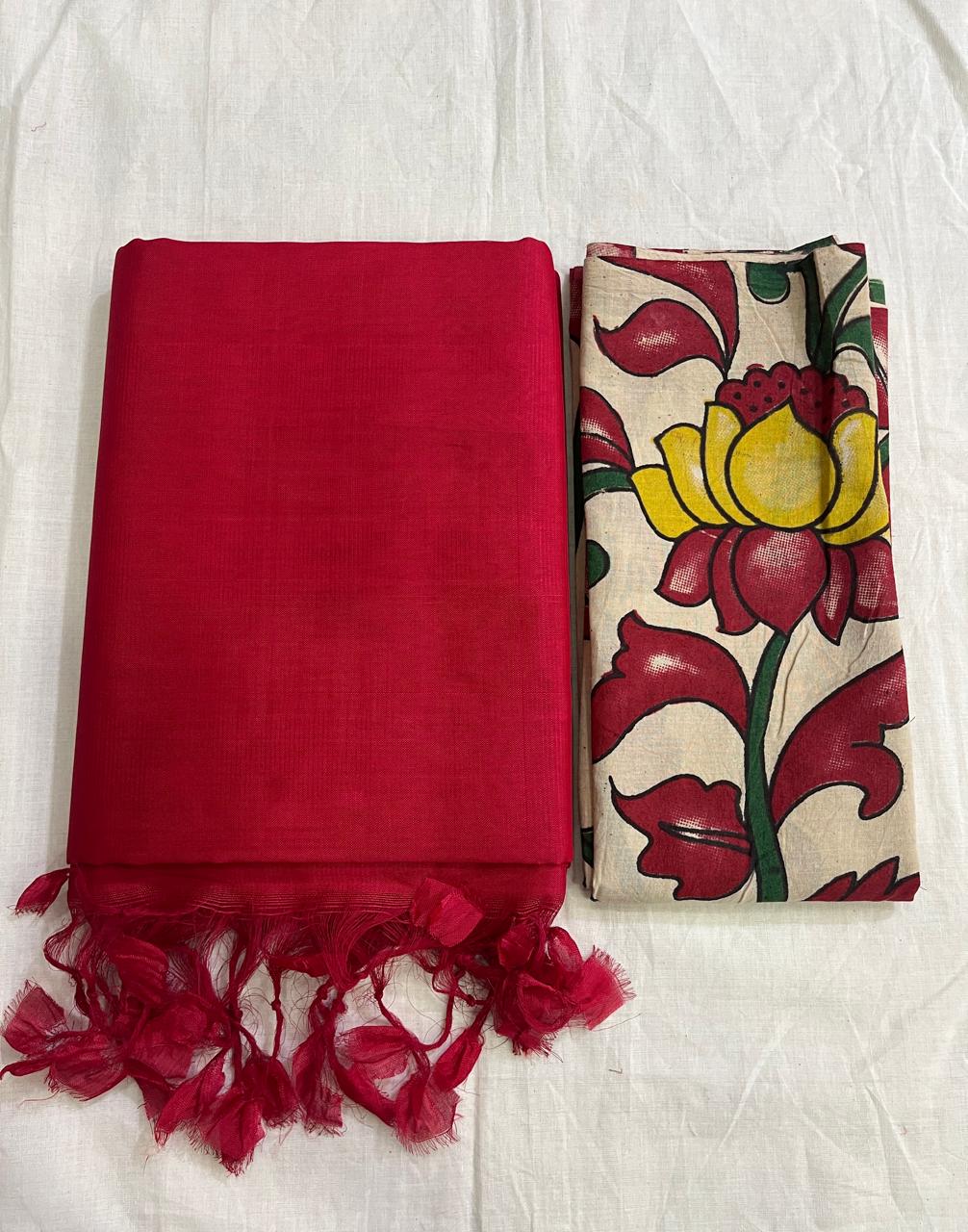 Plain Mangalagiri pattu silk sarees
